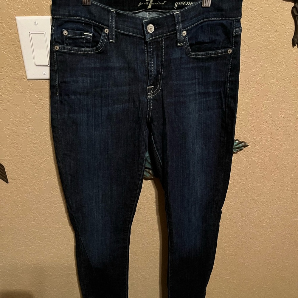 7 For All Mankind Gwenevere Skinny Jeans 29